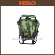 Guangzhou fabricant vente chaude 600D pêche sac à dos chaise Portable pliante chasse sac à dos chaise